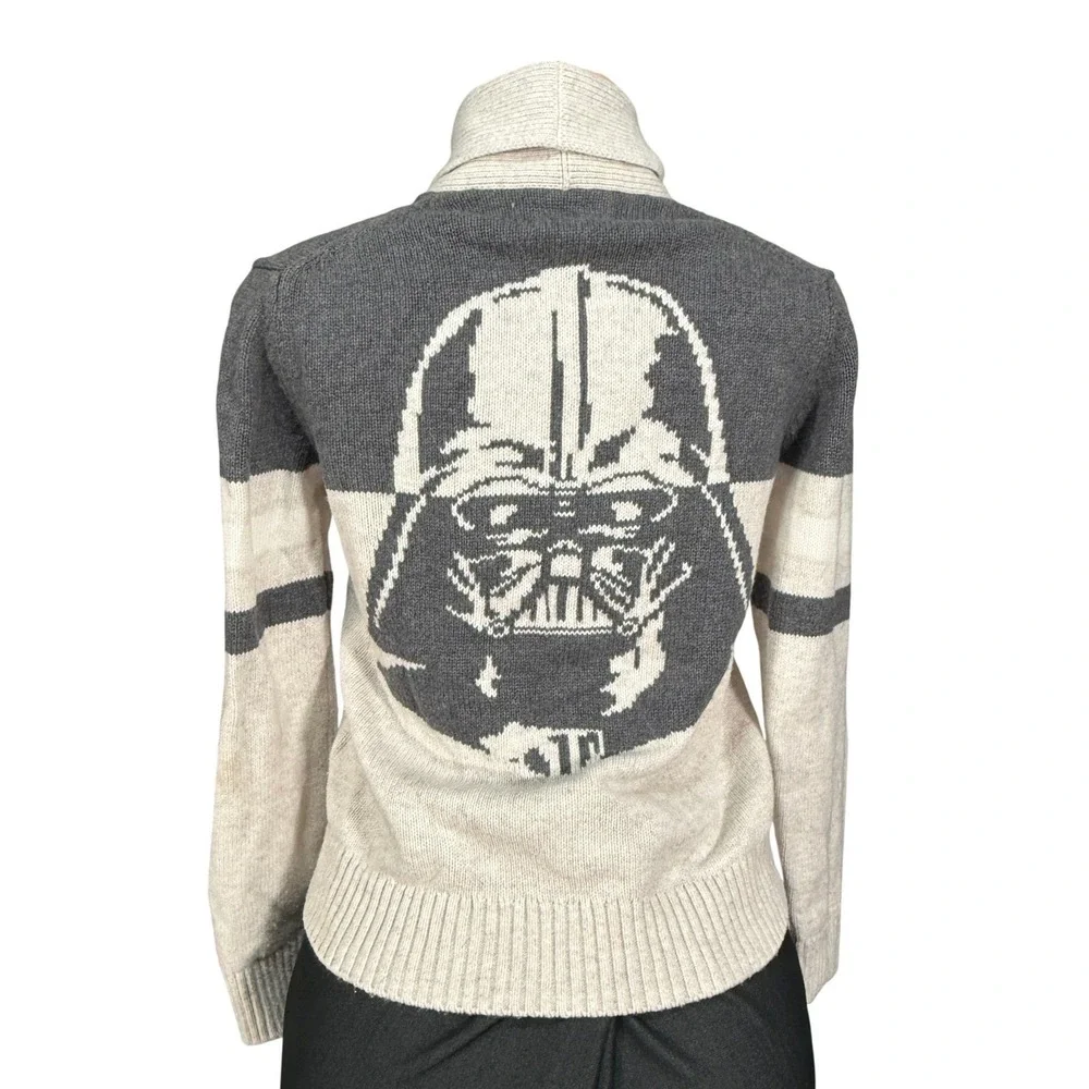 Gap Star Wars Darth Vader Shawl Collar Cardigan Sweater‎ Youth Large G (10-11)